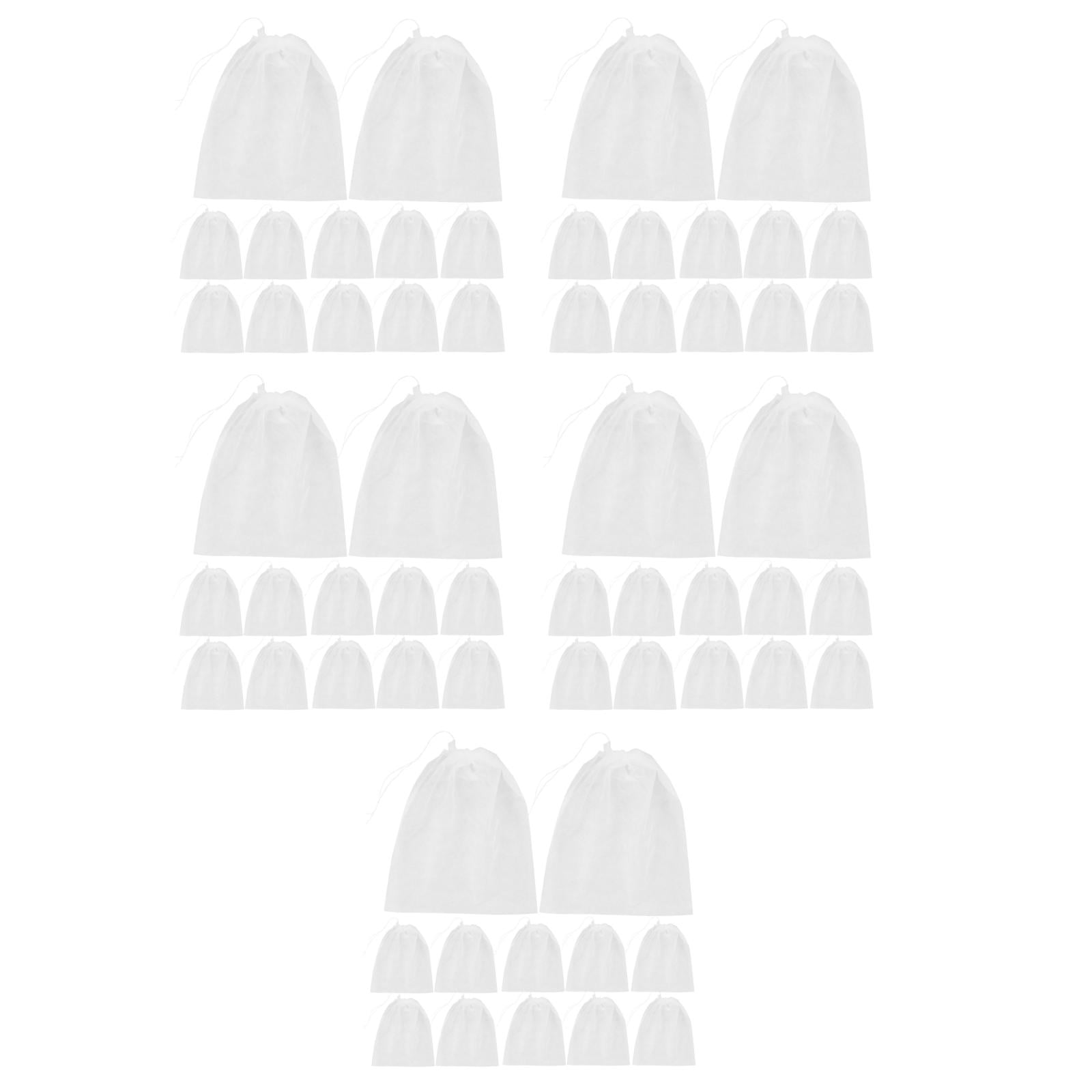 Hemoton 250 pcs Travel Shoe Bags Portable Shoe Storage Pouches with Rope, Shoe Covers for Packing and Organizing Shoes for Men and Women