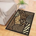 thumbnail image 3 of Animal Print Area Rug with Non-Slip Rubber Bottom, 3 of 9