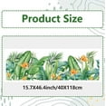 thumbnail image 2 of 118x39cm Large Banana Leaves Window Clings Self Adhesive Tropical Plant Green Leaves Flowers Window Decals Double-Sided Transparent Stained Window Sticker for Glass Sliding Door, 2 of 9