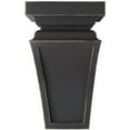 thumbnail image 3 of Ekena Millwork 3 1/2"W x 3 3/4"D x 6"H Mini Nevio Wood Vintage Decor Corbel, Chalk Dust White, 3 of 5