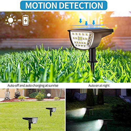 32 LED Solar Lights Landscape Spotlight IP67 Outdoor Yard Garden Lamp Waterproof 