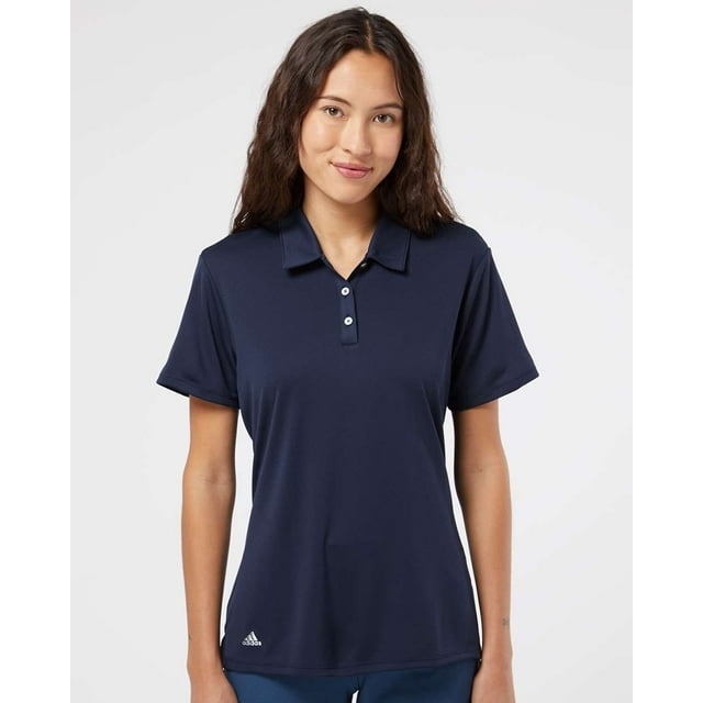 Adidas Polo de Performance pour Femmes, 3TG, Bleu Marine