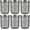Black, variant on WELLIFE FESTIVE 6-Pack 16 oz Wide-Mouth Glass Mason Jars, Purple with Airtight Lids, for Canning, Food Storage, Fermenting, Pickling & Diy Crafts