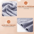 thumbnail image 4 of Paquete de 2 toallas para el cabello, ultra absorbentes, turbante para el cabello de secado rápido, suaves, sin Frizz, toallas para envolver el cabello, 4 of 5