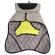 thumbnail image 1 of Abrigo de invierno para perros impermeable ajustable en el pecho suave y grueso chaleco cálido para perros para interiores y exteriores gris 2XL, 1 of 13