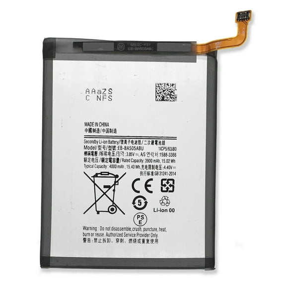 Replacement Battery for Samsung Galaxy A20 A30 A50 EB-BA505ABN EB-BA505ABU 3.85V