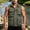 Navy, variant on Outdoor Stand Collar Cargo Utility Vest Men Multi Zip Flap Pockets Wind Resistant Sleeveless Jacket for Fishing Travel Hunting Daily Street Fashion Looks Khaki M