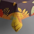 thumbnail image 3 of Thanksgiving Day Table Cover Wrinkle Resistant Washable Tablecolths Table Covers Welcome Thanksgiving Pumpkin Harvest Tablecloth for Halloween Party Decoration Rectangle,60x84inch, 3 of 5
