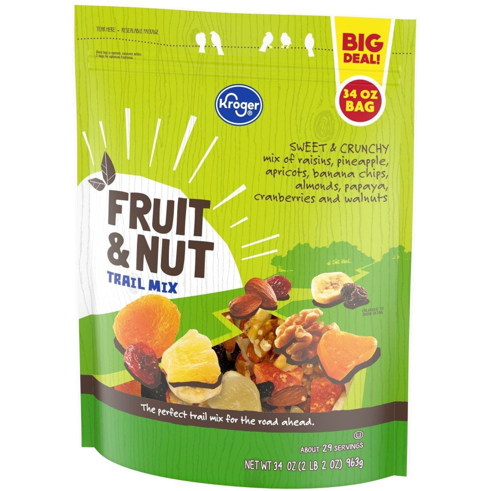 KR Fruit & Nut Trail Mix 34 oz - Pack of 3