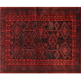 thumbnail image 1 of Ahgly Company Machine Washable Indoor Rectangle Traditional Charcoal Black Area Rugs, 5' x 7', 1 of 7