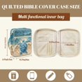 thumbnail image 7 of ZUXONGSY Beach Sea Turtle Print Bible Cover Case for Women Quilted Bible Carrying Case Lightweight ChuZU Bag with Pen Holder Christian Gift for Religious, 7 of 7