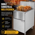 thumbnail image 3 of Freidora Industrial Aceite 24l Gas 3 Quemadores Acero Inox Gutstark Home, 3 of 6