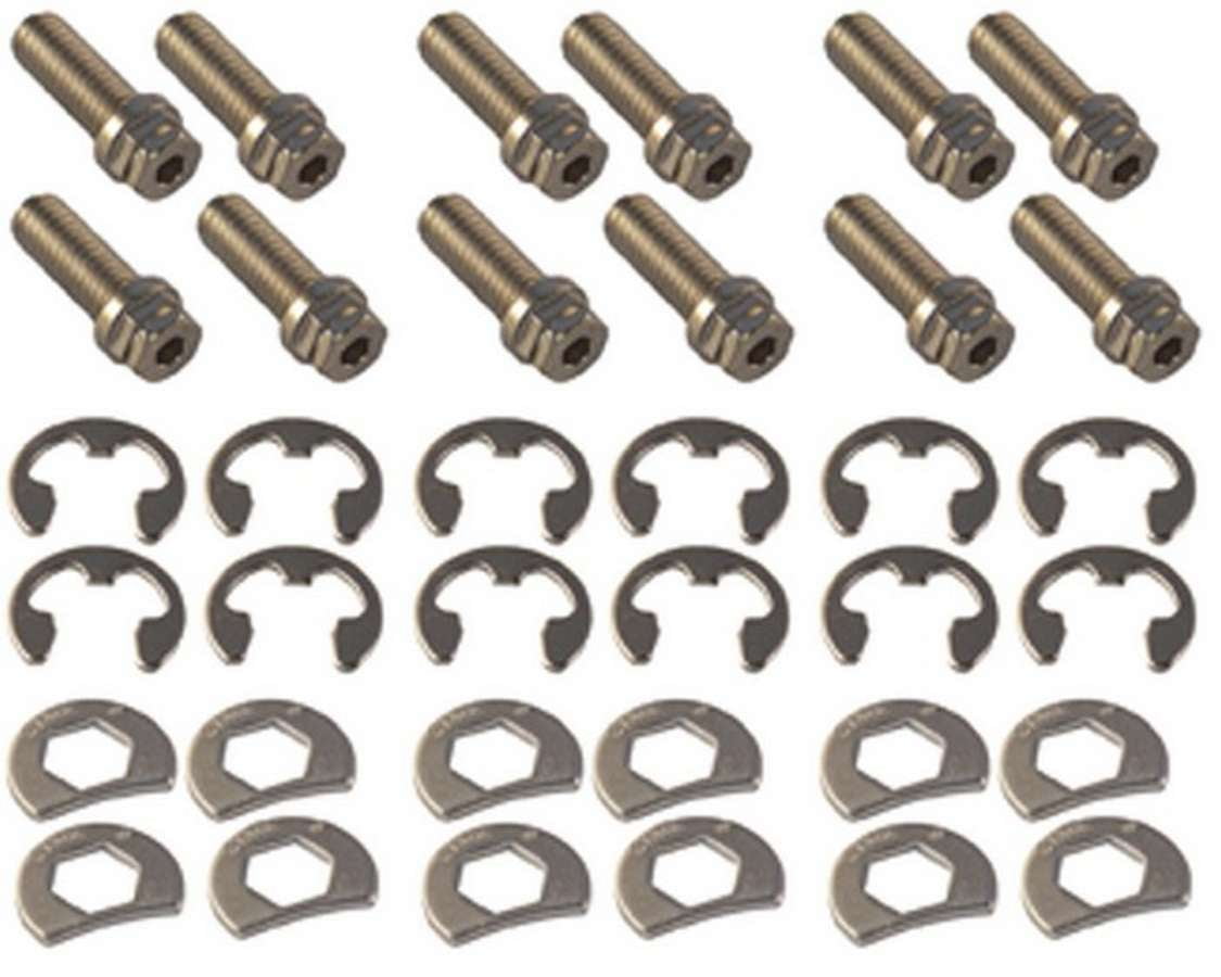 Stage 8 8951 1" Stainless Steel Locking Header Bolt Kit for GM Small