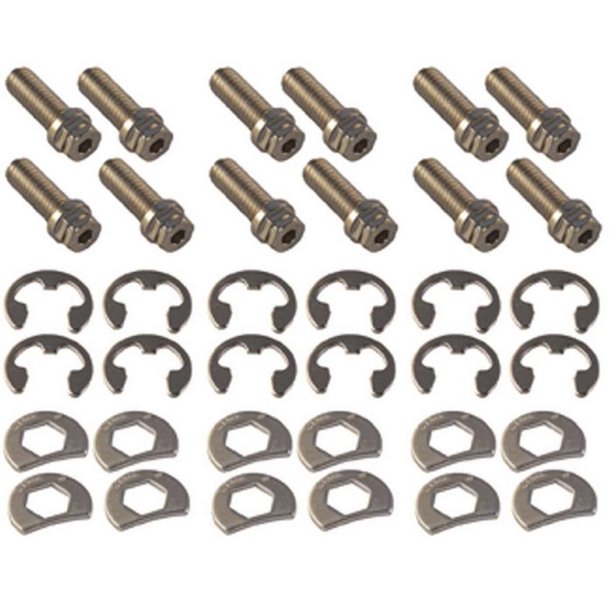 Stage 8 8951 1" Stainless Steel Locking Header Bolt Kit for GM Small