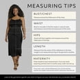 thumbnail image 5 of David’s Bridal, The Edit by DB Studio Women's Formal Twist Back Straight Neck Midi Sheath Dress, Mid-Length, Novelty, 5 of 8