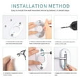 thumbnail image 3 of Fixdono Vanity Mirror with Lights, 8"  Makeup Magnifying Mirror Double-Sided 1X/10X Magnifying- 3 Color Light, Touch Dimming, 360° Swivel, Extendable, Wall Mounted- Silver, 3 of 11