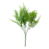 1pc Artificial Ferns For Outdoor, Imitation Plants For Indoor Green Plant Stems And Leaves Shrub Branches Fake Ferns Plastic, Faux Persian Fern Decor