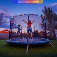 thumbnail image 5 of Solar Rope Lights, 33FT 100LED Outdoor Solar String Lights, IP65 Waterproof Solar Powered Fairy Lights with 8 Lighting Modes for Party Garden Yard Home Holiday Tree Decoration, Multicolor, 5 of 8