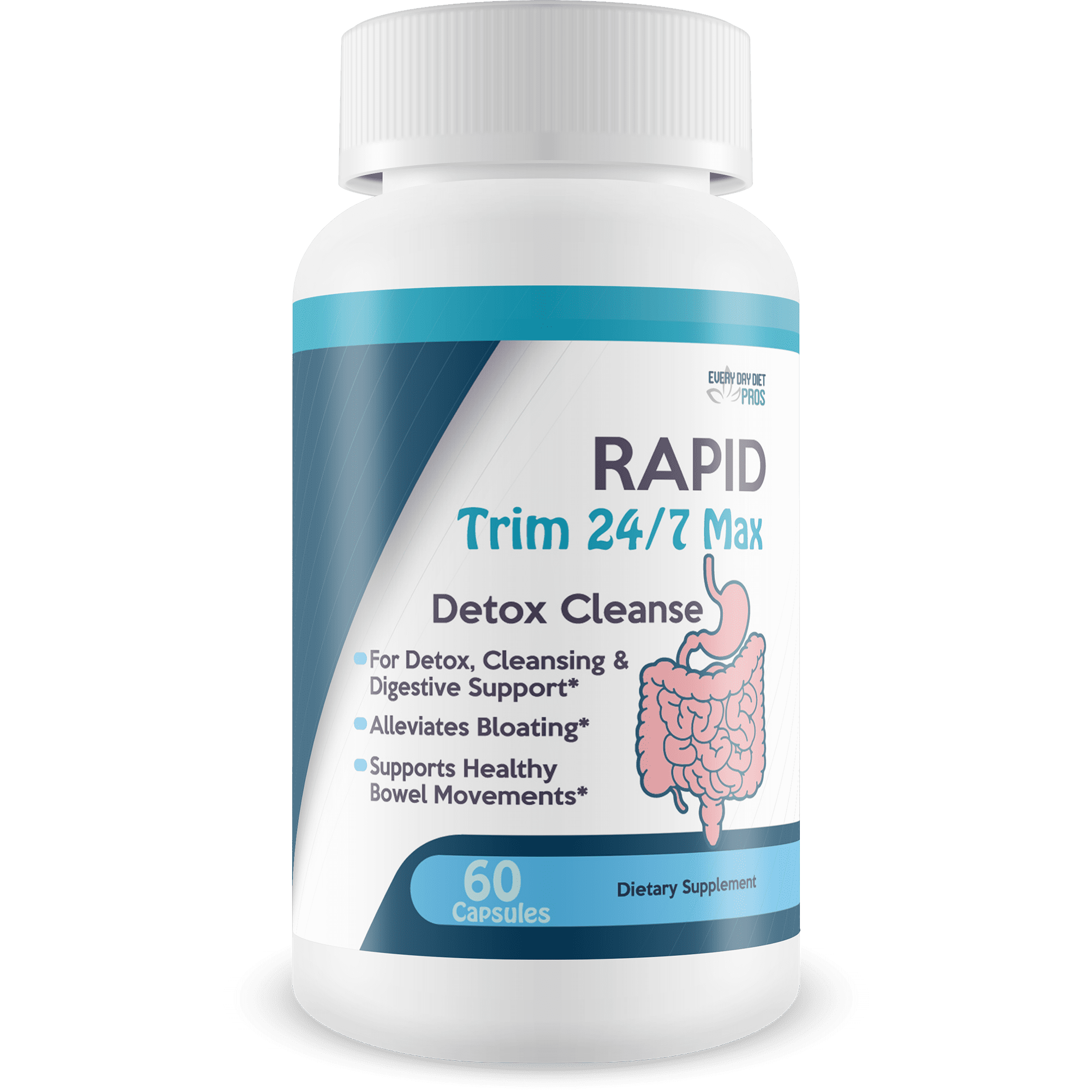 Rapid Trim 24/7 Max Detox Cleanse Powerful Stomach, Intestine, and