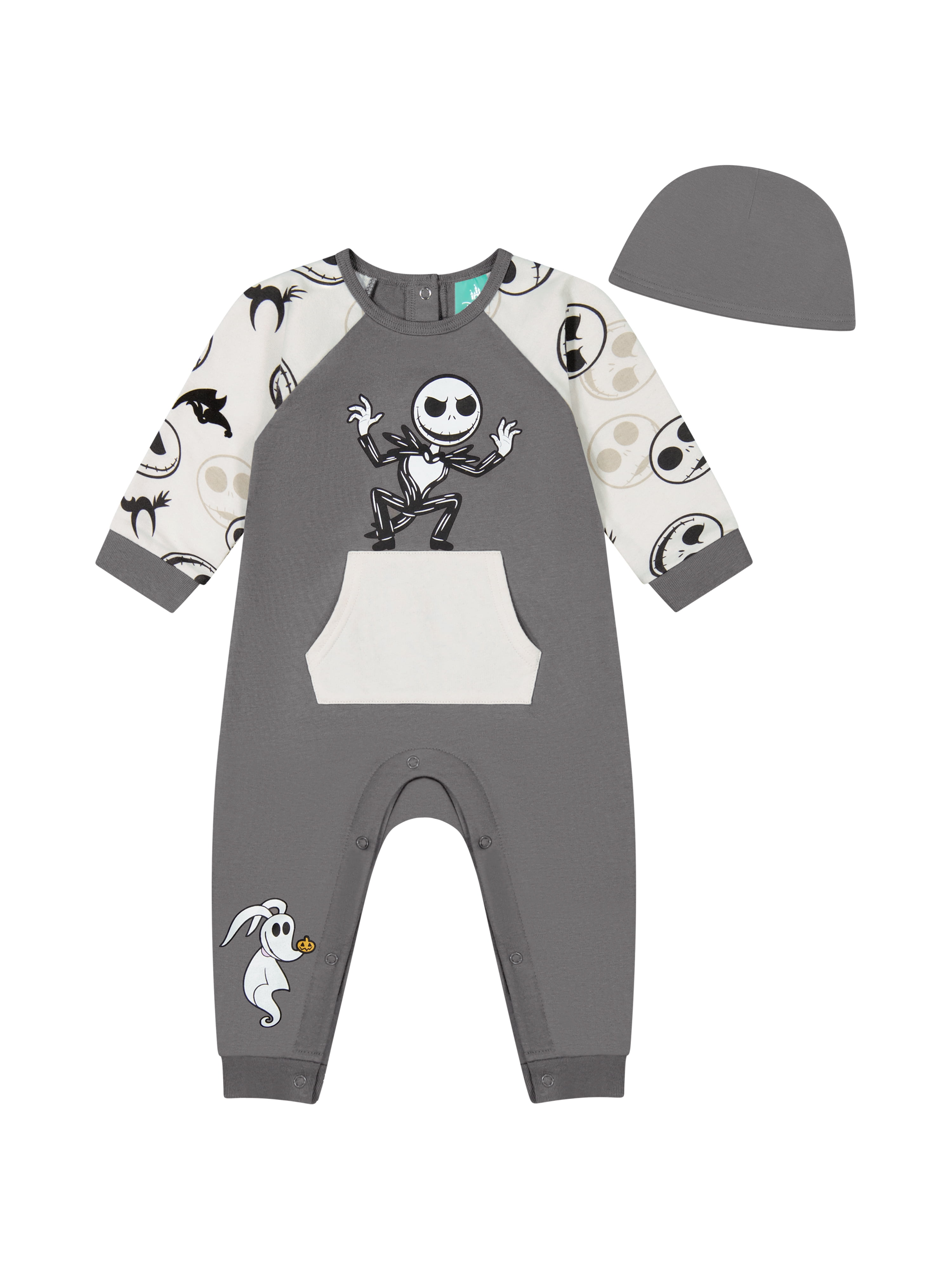 Night Before Christmas Baby Boy Long Sleeve Coverall & Hat, Sizes 0-24 Months