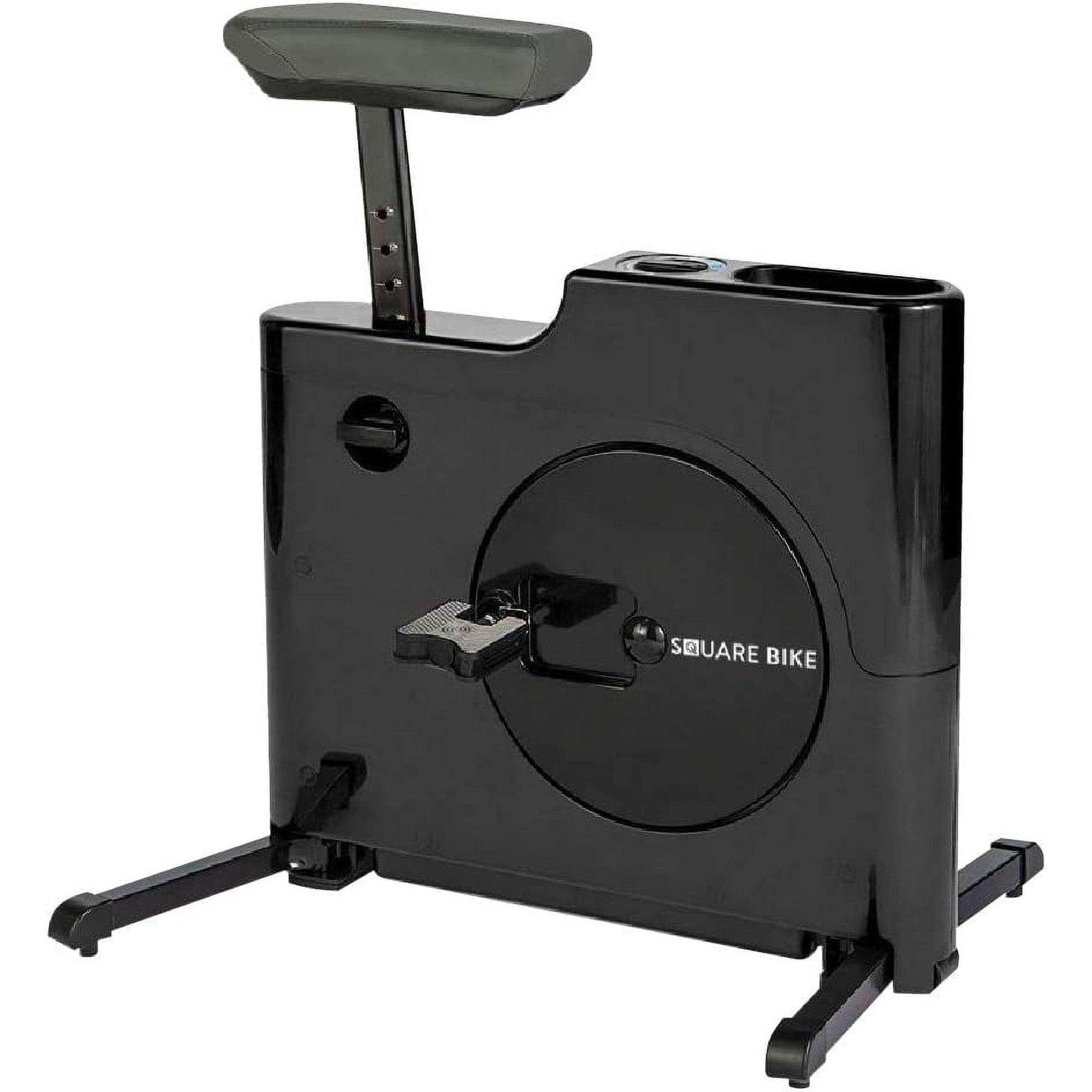 Daiwa Felicity Compact Exercise Bike – 8-Level Magnetic Resistance, Stationary Square Bike for Home & Under-Desk Workouts – Indoor Cycling Fitness Bicycle