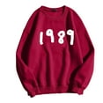 thumbnail image 1 of AMERTEER T-Shirts Graphiques Décontractés à Manches Longues pour Femmes, Col Rond, Sweatshirts, Pull-Over, 1 of 4