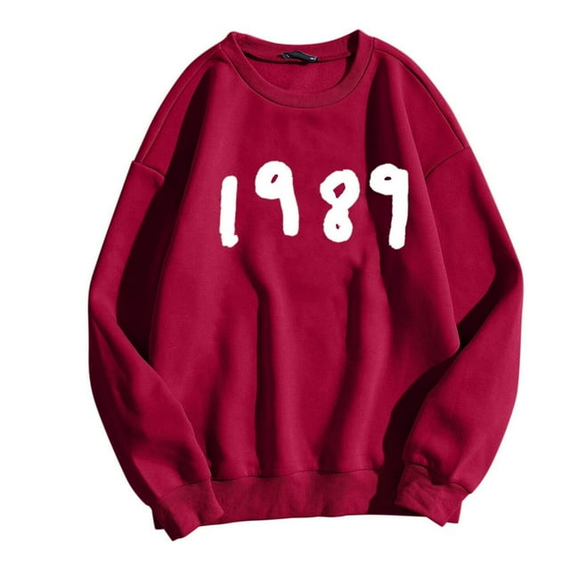 AMERTEER T-Shirts Graphiques Décontractés à Manches Longues pour Femmes, Col Rond, Sweatshirts, Pull-Over