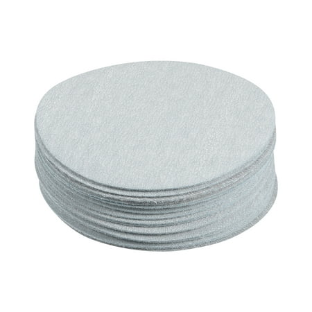 

50 Pcs 4-Inch White Dry Hook and Loop Sanding Discs Flocking Sandpaper 1000 Grit