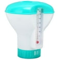 thumbnail image 2 of Amonsee Floating Chlorine Dispenser,Large Capacity Pool Dispenser,Chemical Dispenser with Thermometer Reusable Lake Blue Swimming Pool Chlorine Tablet Floater, 2 of 8