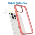 thumbnail image 3 of JETech Case Compatible with iPhone 13 Pro Max 6.7-Inch, Shockproof Phone Bumper Cover, Anti-Scratch Clear Back (Red), 3 of 5