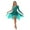Green, variant on MSemis Women's Sequins Lyrical Dance Costume One Shoulder Ballet Dance Dress