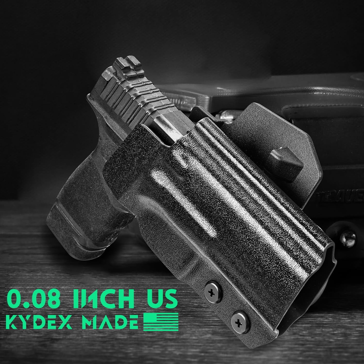 OWB Kydex paddle holster,fit for Springfield Armory Hellcat Pro & Hellcat Pro OSP, Right Hand