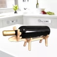 thumbnail image 2 of Milue Wooden Wine Bottle Holder Cute Elk Shape Wine Cabinet Rack Display Storage Organizer for Kitchen Bar Home Decoration, 2 of 10