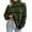 Army Green, variant on TJAZFJPA Women's Sweaters Fall Brown Winter Womens Oversized Long Sleeve Striped Sweater Casual Turtleneck Side Split Tunic Pullover Jumper Knit Tops Petite Sweaters for Women