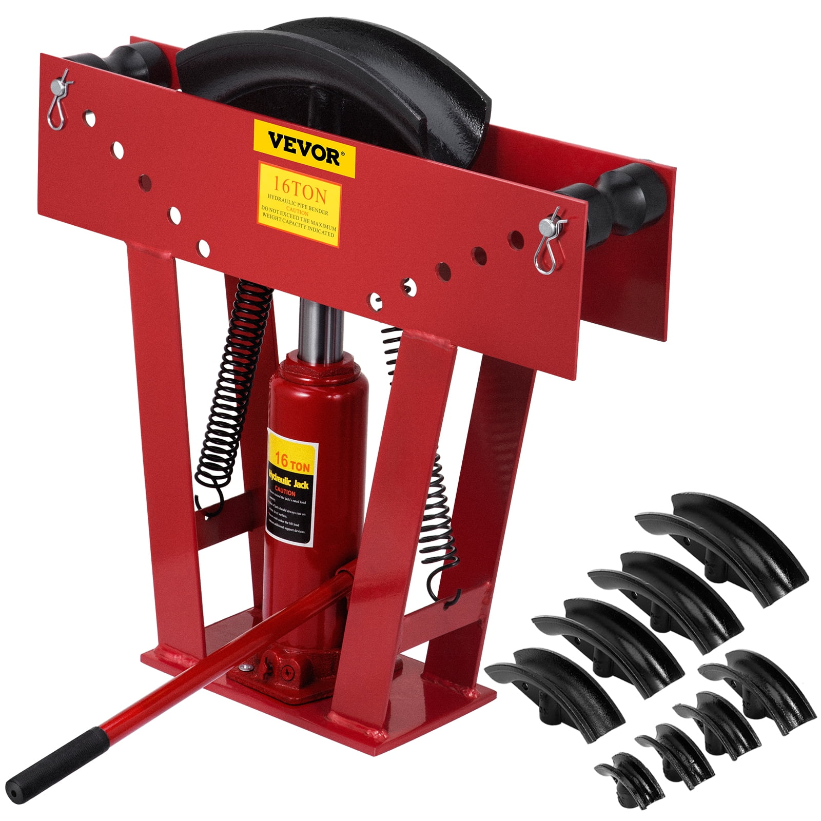 12 Ton Hydraulic Pipe Bender 1/2" 2" Gas Air Pipe Bending Tool 180° Portable 