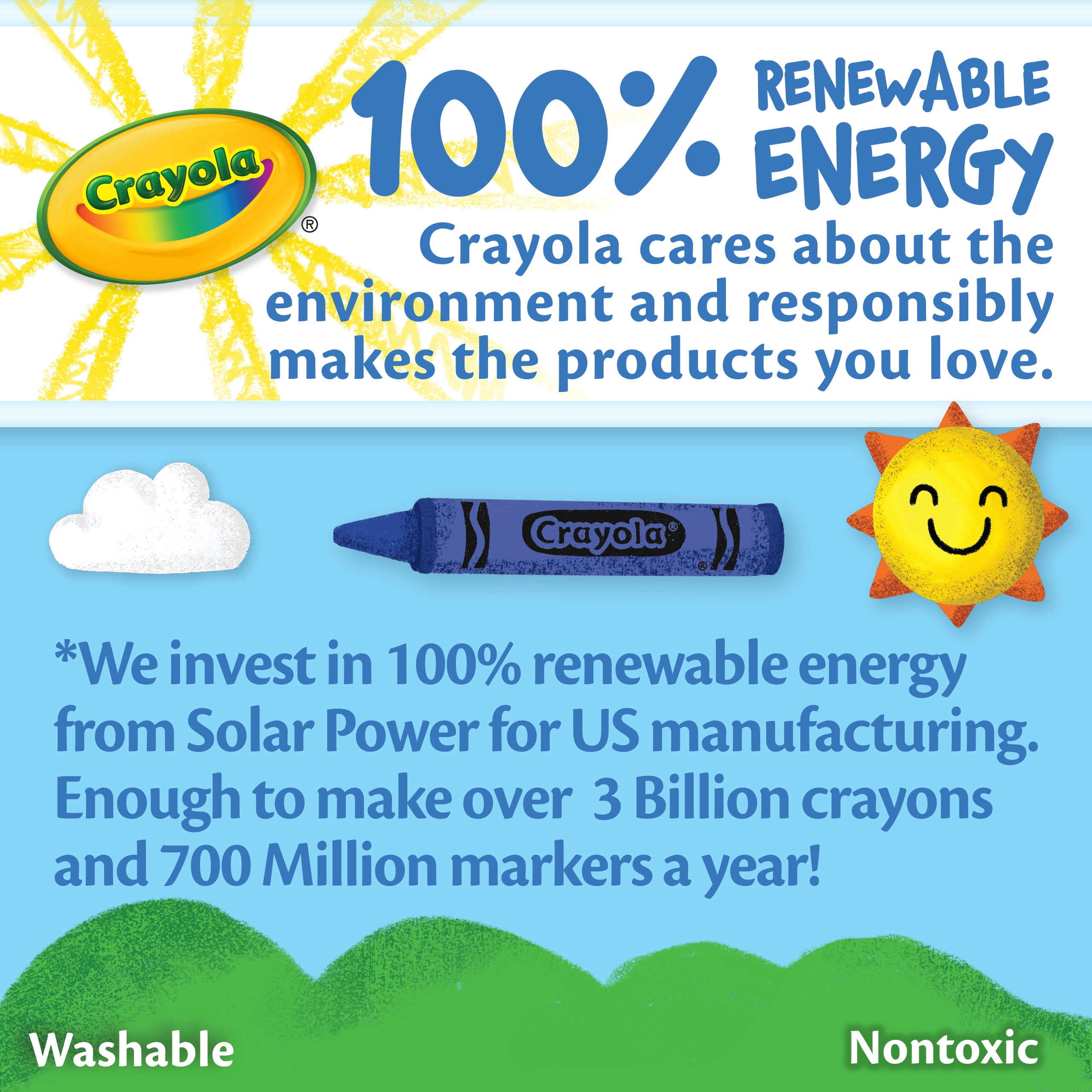 Crayola 24ct Ultra Clean Washable Crayons : Target