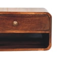 thumbnail image 3 of Artisan Furniture Solid Curved California Walnut Bedside, 3 of 8