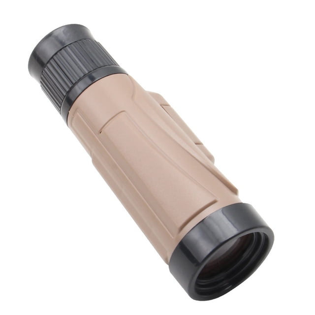 Yellow Childrens Compact Telescope Monocular Portable Explorer Toy For Outdoor Adventure Activity And Observation Practice