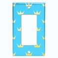 thumbnail image 5 of Metal Light Switch Plate Cover Gold Royal King Queen Crown KIN008, 5 of 13