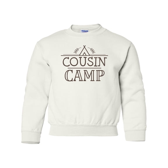 Inktastic Cousin Camp Family Reunion Youth Sweatshirt