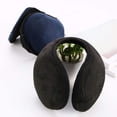 thumbnail image 4 of Cache-oreilles Homme Hiver Couleur Unie Cache-Oreilles en Peluche Réchauffeur Bandeau Coupe-Vent, 4 of 7