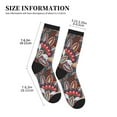 Crew Socks for Women Men Athletic Tribal Paisley Soft Comfort