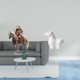 thumbnail image 2 of Adorno De Mesa De Porcelana Acrílica Con Forma De Caballo, Figura Decorativa, Escultura De Animal, Impermeable, Regalo, Decoración De Escritorio Para El Hogar, Sala De Estar, Oficina,, 2 of 8
