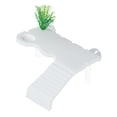 thumbnail image 2 of BELOVING Turtle Basking Dock Decoration Turtle Basking Platform for Frog Spider Newts White, 2 of 10
