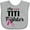AC-Heather Grey, variant on Inktastic Breast Cancer Awareness My Titi is a Fighter Boys or Girls Baby Bib