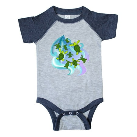 

Inktastic Sea Turtles Swimming Gift Baby Boy or Baby Girl Bodysuit