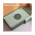 thumbnail image 3 of Caja de jabón montada en la pared Fácil de limpiar Soporte de jabón de estilo nórdico Suministros para el hogar Verde claro JM, 3 of 5