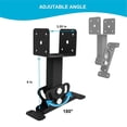 thumbnail image 3 of Roof Riser Brackets Kit Adjustable Pergola Roof Riser Beam Brackets Heavy Duty Roof Beam Mount Brackets Wood Post,Black, 3 of 4
