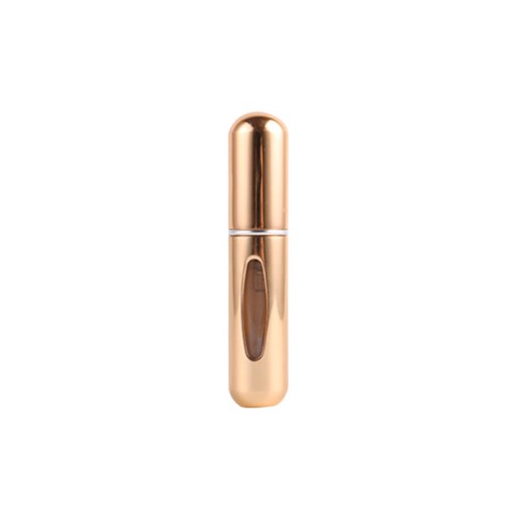 SEARCHI 5ml Mini Travel Portable Replaceable Empty Atomizer Perfume Bottle Aluminum Box Perfume Cosmetic Glass Container for Travel Outgoing
