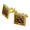 Gold, variant on DPS Damage Per Second RPG MMORPG Class Role Playing Game Square Cufflink Set - Silver or Gold